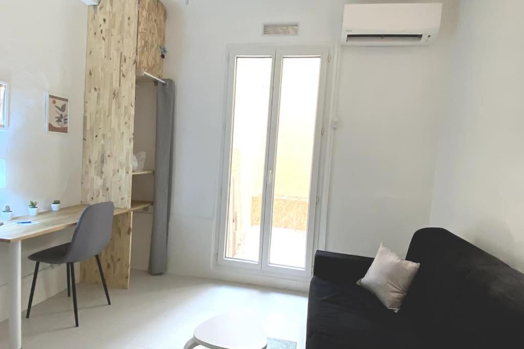Studio "Les Cactus" Avec Terrasse A 5 Min A Pied De La Plage Νίκαια Εξωτερικό φωτογραφία